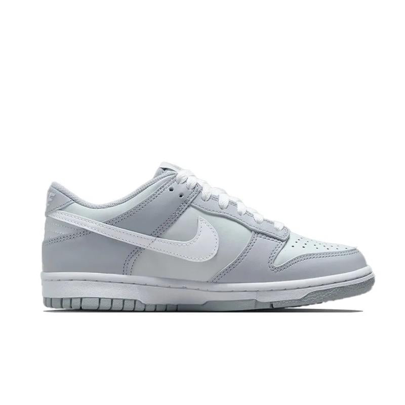 Nike Dunk Low Two-Toned Pure Platinum Wolf Grey Youth / Women’S Perfect Neutral Casual Sneaker Walking Shoes Trainer Shoes Trainer Footwear Girl