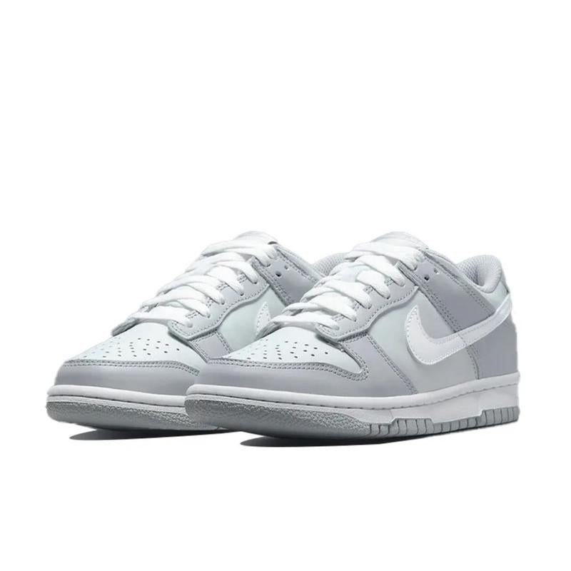 Nike Dunk Low Two-Toned Pure Platinum Wolf Grey Youth / Women’S Perfect Neutral Casual Sneaker Walking Shoes Trainer Shoes Trainer Footwear Girl